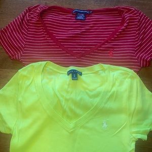 Ralph Lauren medium vneck t-shirts
